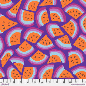 Free Spirit Kaffe Fassett - Slice - Purple || August 2025