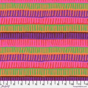 Free Spirit Kaffe Fassett - Zipper Stripe - Red || August 2025