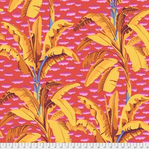 Free Spirit Kaffe Fassett Fabric - Banana Tree Red