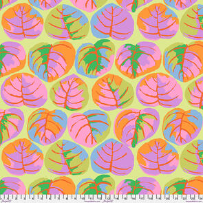 Free Spirit Kaffe Fassett - Palm Leaves - Pastel || February 2025
