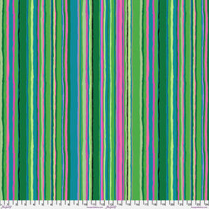 Free Spirit Kaffe Fassett - Echo Stripe - Green - February 2026