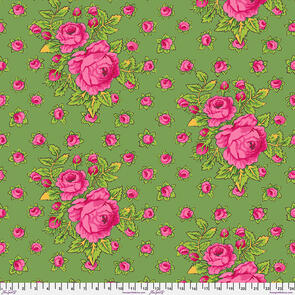 Free Spirit Kaffe Fassett - Rosie - Green - February 2026
