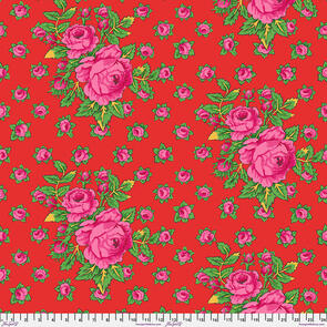 Free Spirit Kaffe Fassett - Rosie - Red - February 2026