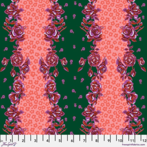 Free Spirit Mon Jardin by Natalie Lete - Rose Stripe Forest