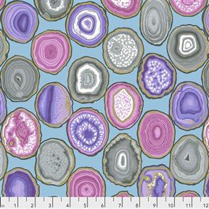 Free Spirit Kaffe Fassett Fabric - Geodes - Sky