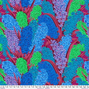Free Spirit Kaffe Fassett Hyacinthus - Blue || August 2023