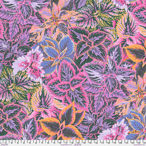 Free Spirit Kaffe Fassett - Bold Leaves - Pink || August 2025