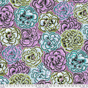 Free Spirit Kaffe Fassett - Picotee Carnations - Contrast || August 2025