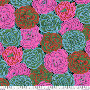 Free Spirit Kaffe Fassett - Picotee Carnations - Dark || August 2025