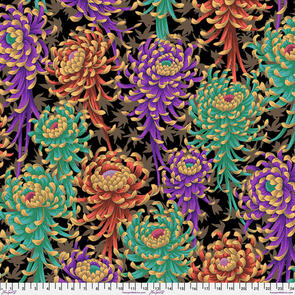 Free Spirit Kaffe Fassett - Spider Mums - Dark || August 2025