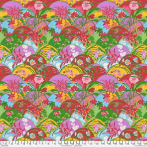 Free Spirit Temple Garden - Floral Fans - Multi