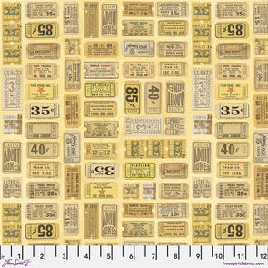 Free Spirit Yellow - Tickets - Yellow || Tim Holtz Palette Yellow