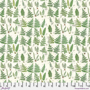 Free Spirit Green Ferns - Green || Tim Holtz Palette Green