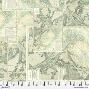 Free Spirit Teal Map || Tim Holtz Palette Teal