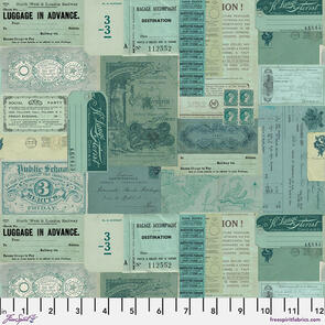 Free Spirit Teal Ephemera|| Tim Holtz Palette Teal