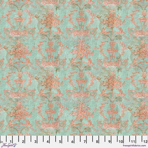 Free Spirit Teal Wallpaper|| Tim Holtz Palette Teal