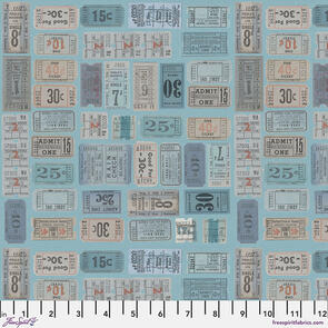 Free Spirit Tickets || Tim Holtz Palette Blue