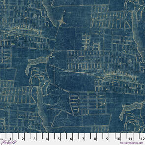 Free Spirit Map || Tim Holtz Palette Blue