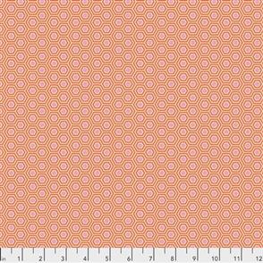 Free Spirit Tula Pink Fabric - True Colors - Hexy Peach Blossom