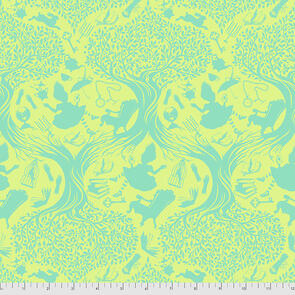 Free Spirit Tula Pink Fabric - Curiouser and Curiouser Collection - Down the Rabbit Hole - Bewilder