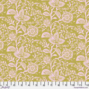 Free Spirit Tula Pink French Lace - Hazelnut || Parisville (DejaVu)