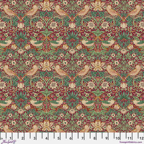 Free Spirit Morris & Co - Mini Strawberry Thief - Dawn Rose || Lodden