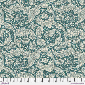 Free Spirit Morris & Co SM Bachelors Button - Emery Blue || Emery Walker's House