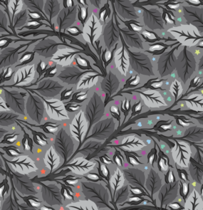 Free Spirit Nip It In The Bud - Shadow - Greywork 108" Wideback