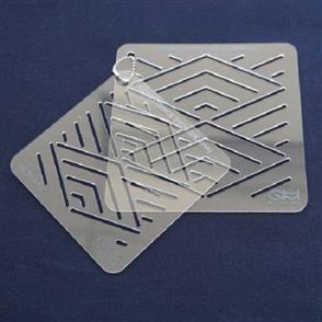 QH Textiles Sashiko Stencil - Hishi-Seikiha