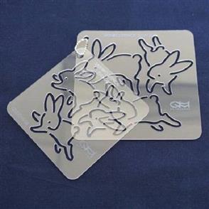 QH Textiles Sashiko Stencil - Usagi