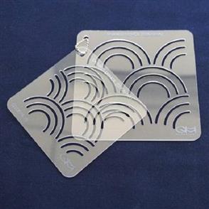 QH Textiles Sashiko Stencil - Seikai-Ha