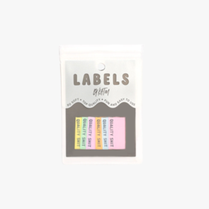 KATM Woven Labels - Quality Sh#t (Pastel)