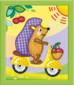 Riolis Stamped Cross Stitch Kit - Hedgehog
