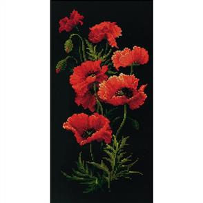 Riolis Poppies - Cross Stitch Kit