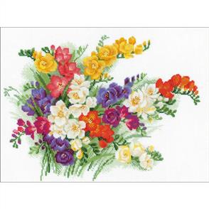 Riolis Freesia - Cross Stitch Kit