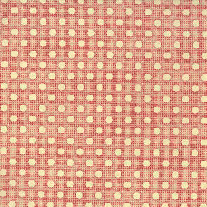 RJR Incarnadine /Robyn Pandolph Beige Dot Red Dash