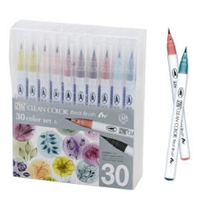 KURETAKE ZIG CLEAN COLOR Real Brush 30 color set