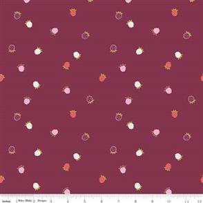 Riley Blake Wild Bouquet - 7473 Merlot