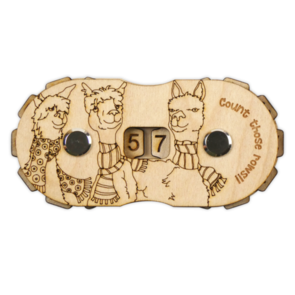 Emma Ball Alpaca Wooden Row Counter