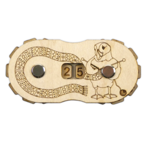 Emma Ball Puffin Wooden Row Counter