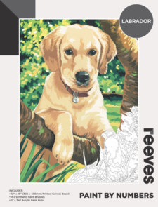 Reeves Paint by Number - Portrait Labrador