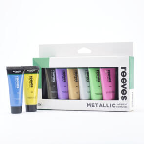 Reeves Acrylic 22ml Set/8 - Metallic