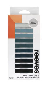 Reeves Soft Pastel Set/12 Greys