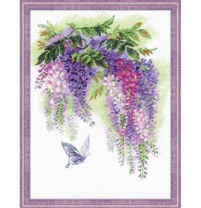 Riolis Wisteria - Cross Stitch Kit