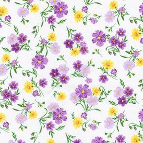 Robert Kaufman WILDFLOWERS FLH-20289-14 NATURAL