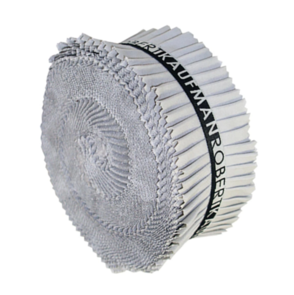 Robert Kaufman Roll-Ups: Kona Cotton, Ash Colorstory