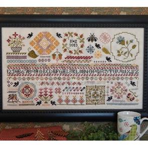 Rosewood Manor Cross Stitch Designs - Ravenswood Sampler