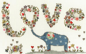 Bothy Threads Kim Anderson - Love Elly - Cross Stitch Kits