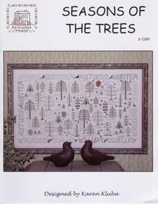 Rosewood Manor Cross Stitch Chart - Seasons of the Trees