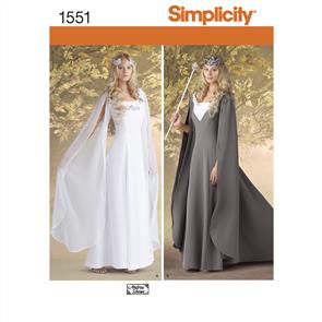 Simplicity Pattern 1551 Women's Costumes